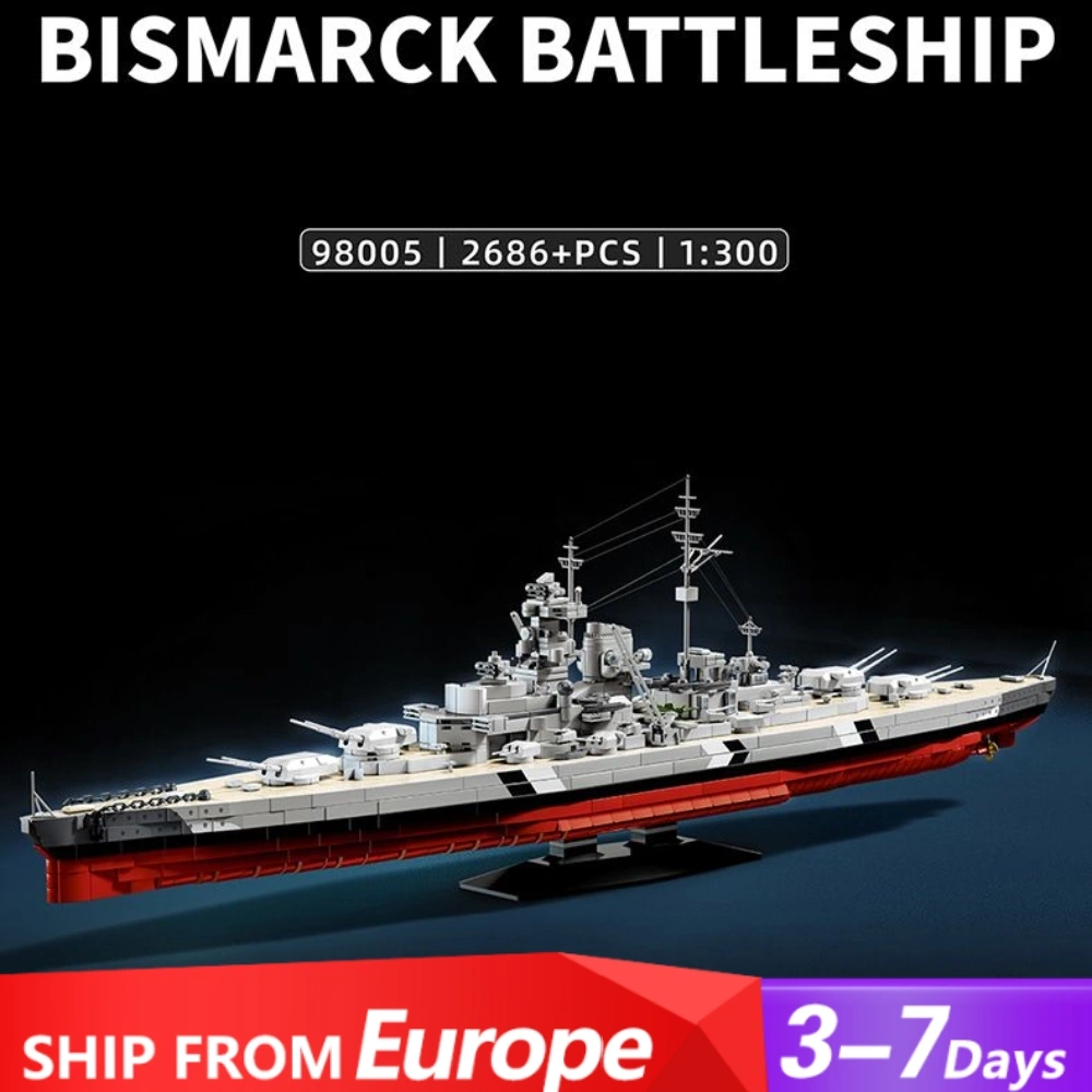 [Pre-sale] 12GO 98005 BISMARCK BATTLESHIP Military Europe Warehouse Express