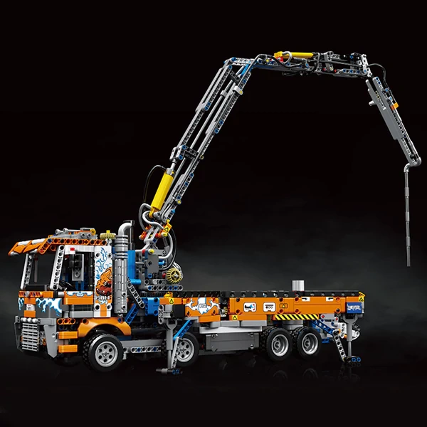 MouldKing 19014S Pneumatic Concrete Pump Truck Technic