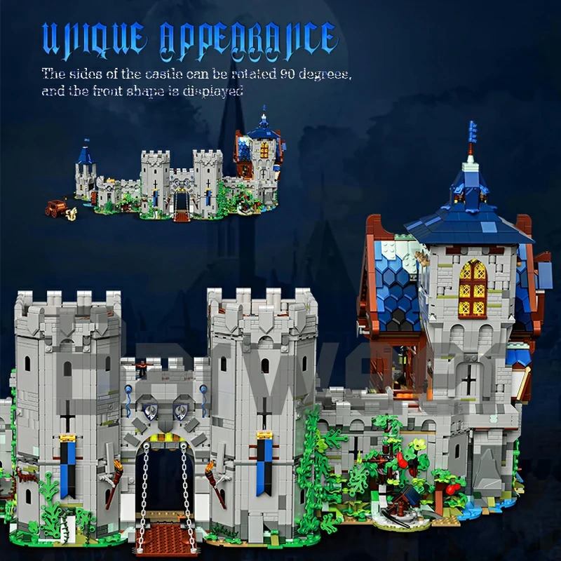 [Pre-sale] BAKA 33924 Medieval Jungle Castle Modular Buildings
