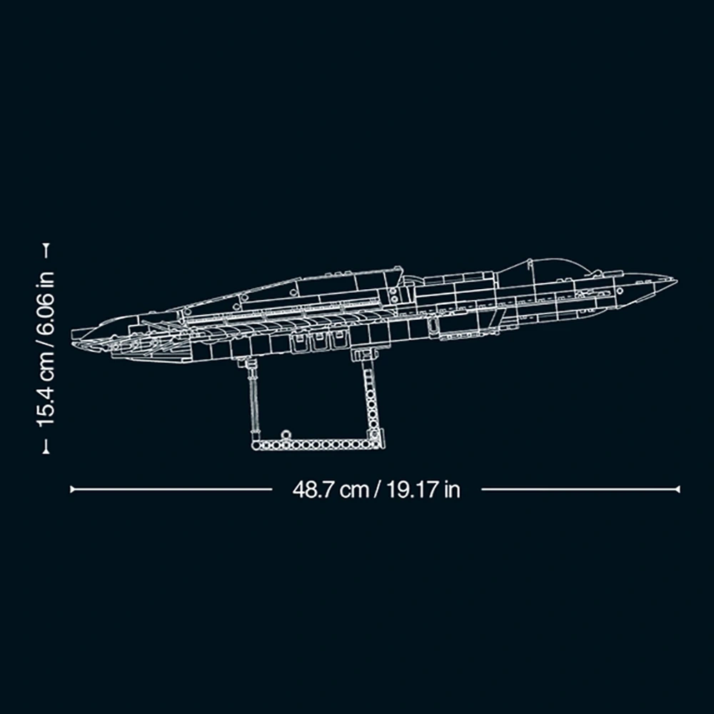 Sluban M38-B1569 J-36 Fighter Jet Military
