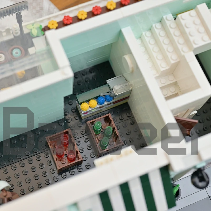 [Mini Micro Bricks] JiQing JQ10003 Grocery Store Modular Buildings