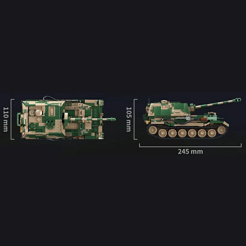 LeYi 66059 ELEPHANT TANK DESTROYER Tank Military
