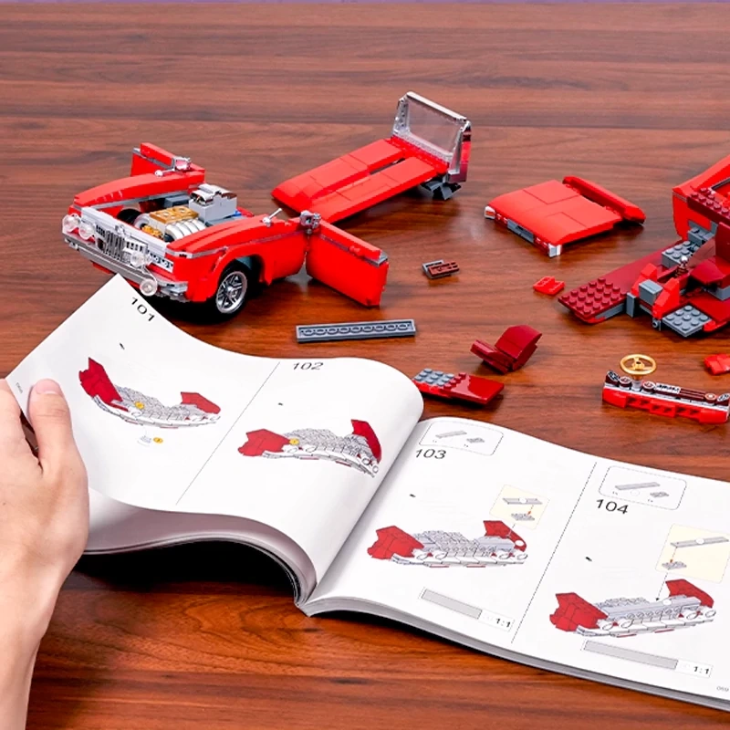 FunWhole L9093 Collectible LowRider - Big Red Technic