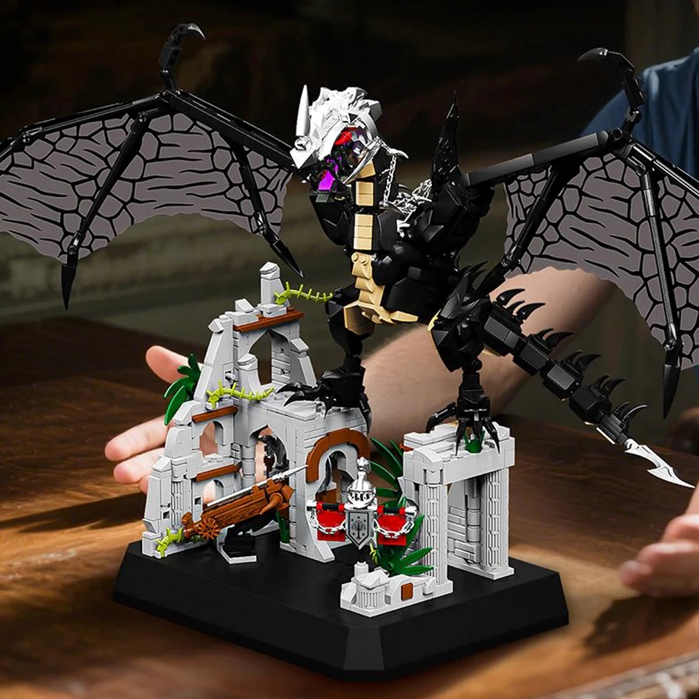 12GO 99002 Black DRAGON Monster Dinosaur