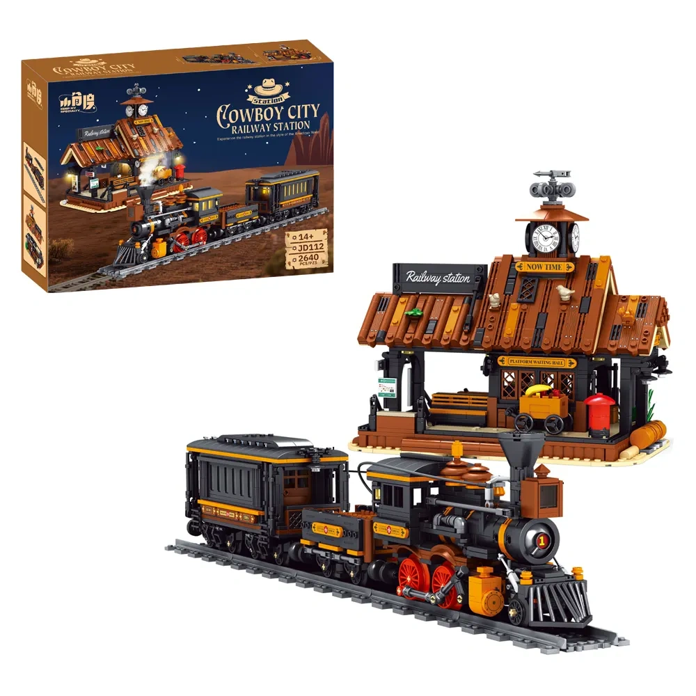 CBOX JD112 Cowboy City Railway Station Modular Buildings