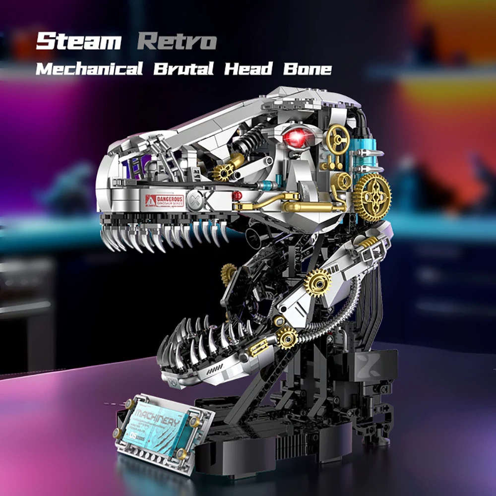 XINZHUAN Mechanical dinosaur skull Monster Dinosaur