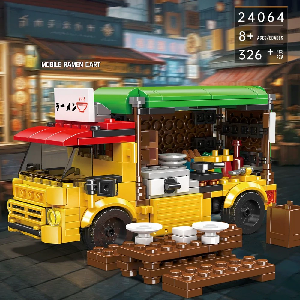 MouldKing 24064 Mobile Ramen Cart Technic