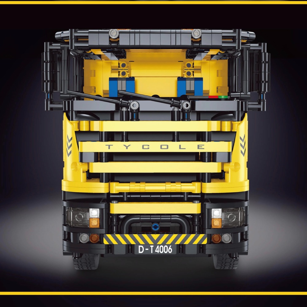T4006  Mechanical engineering vehicle series Dump truck 2531pcs building block Ship From China