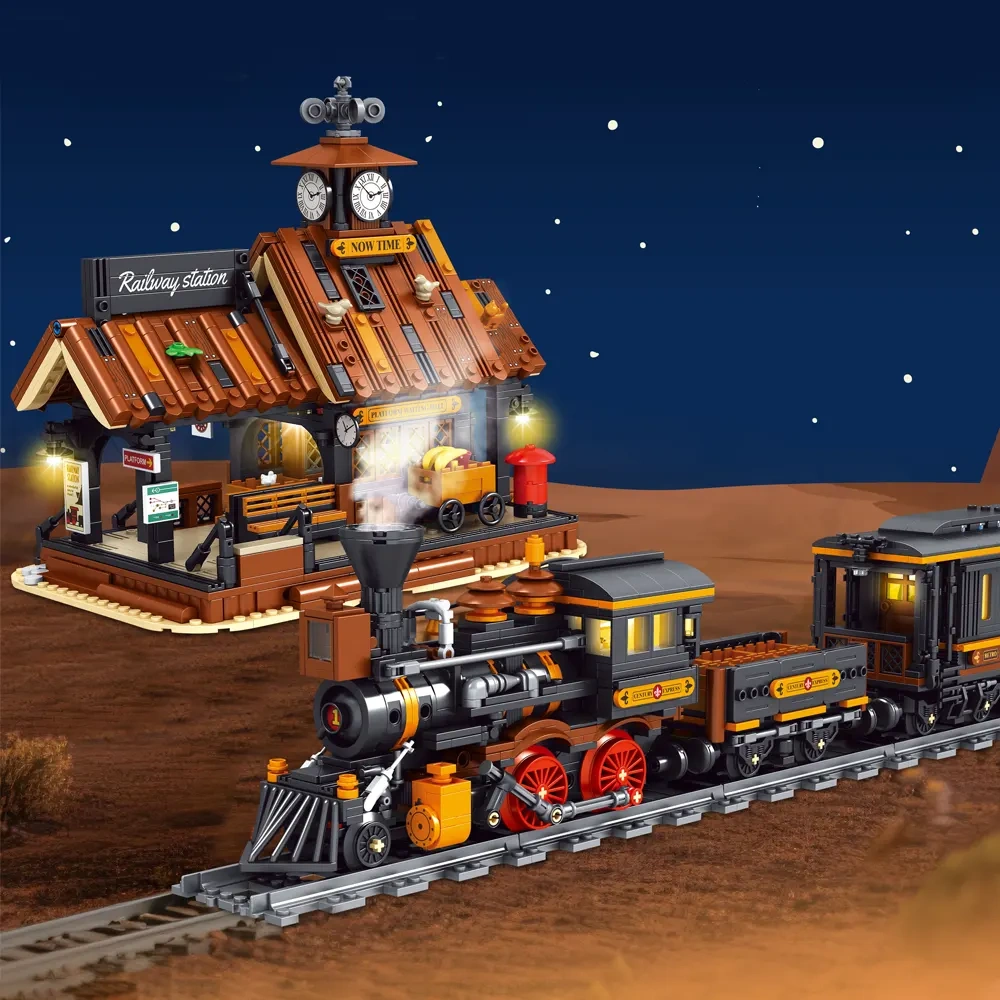 CBOX JD112 Cowboy City Railway Station Modular Buildings