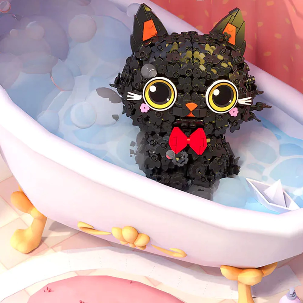 ZHEGAO 662036 Blossom Puss Creator Expert