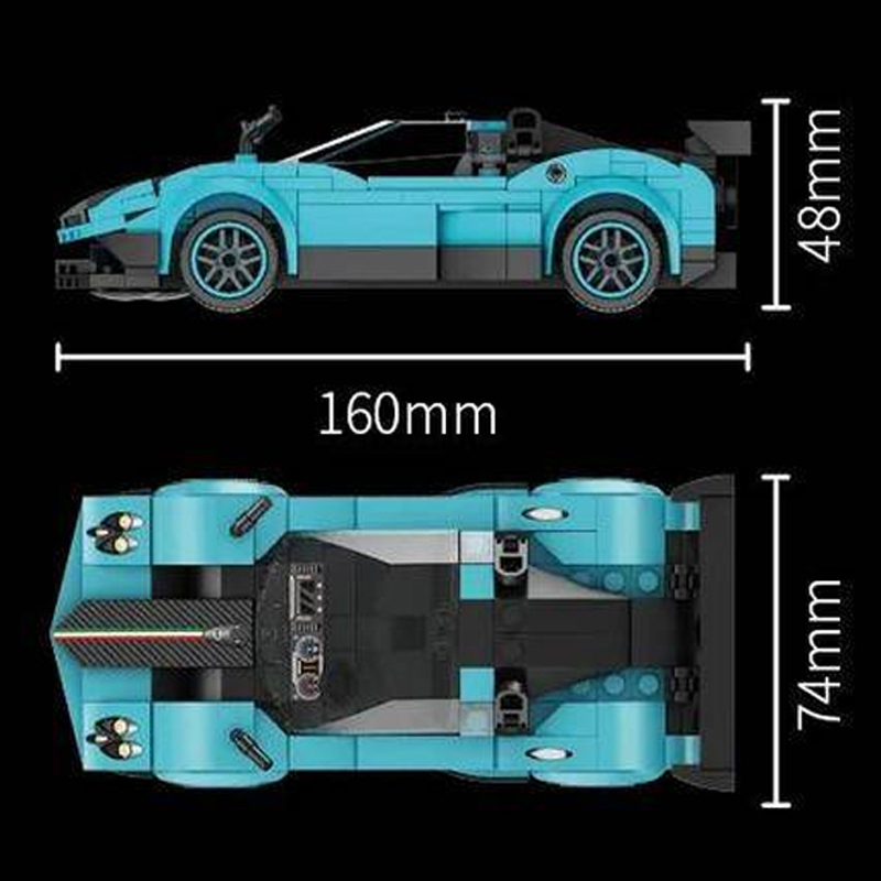 Forange Model Car Speed Champions Racer Car Technic