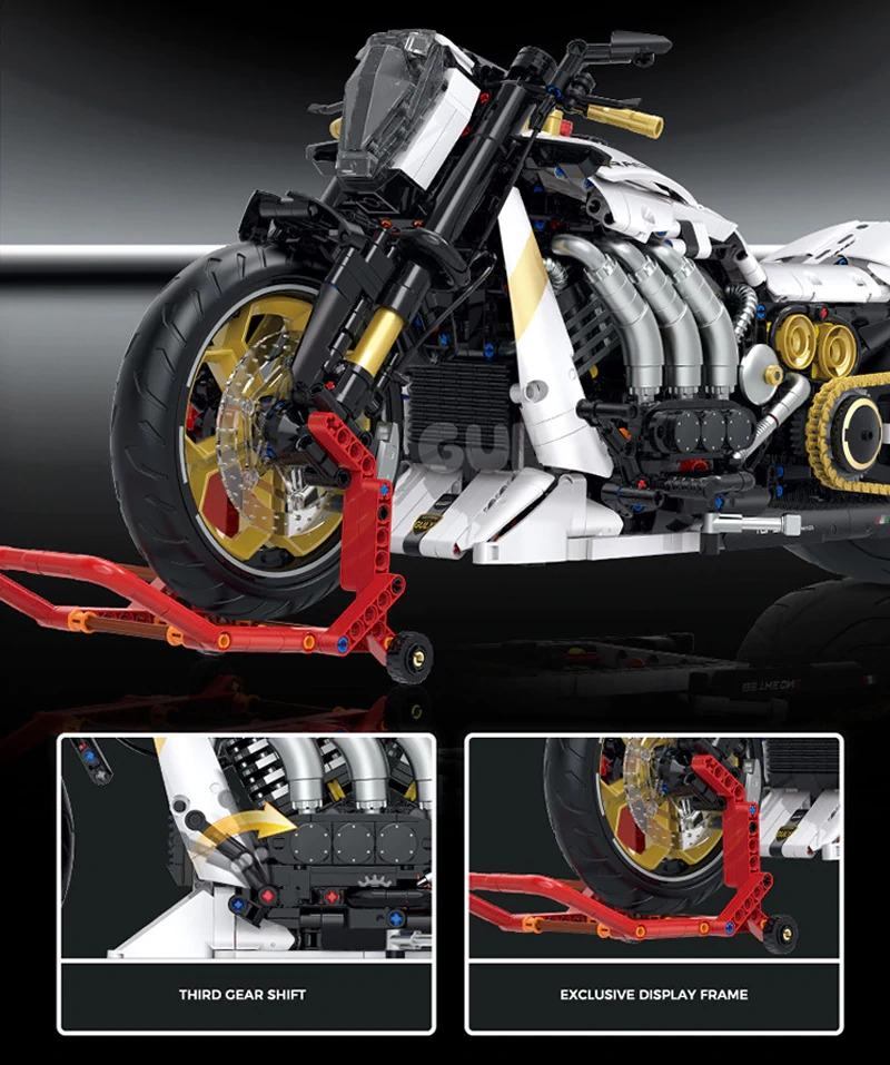 GULY 60522 Raceforge Top Speed Motorcycle 1:5 Technic