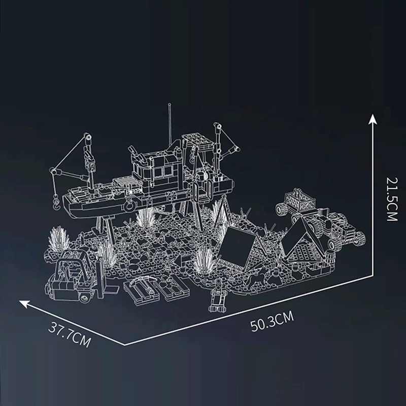 MouldKing 10191 FISHING BOAT REPAIR YARD Modular Buildings