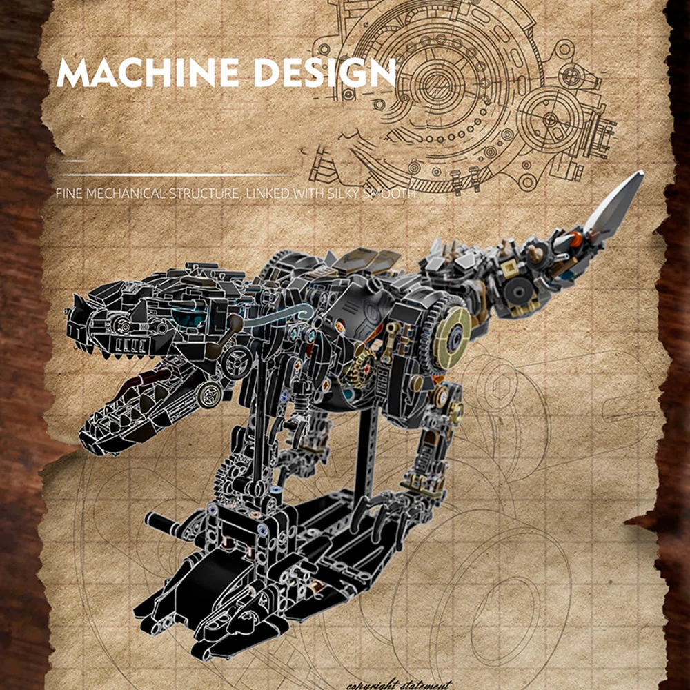 MJI 13087 MACHINERY DINOSAUR Creator Expert