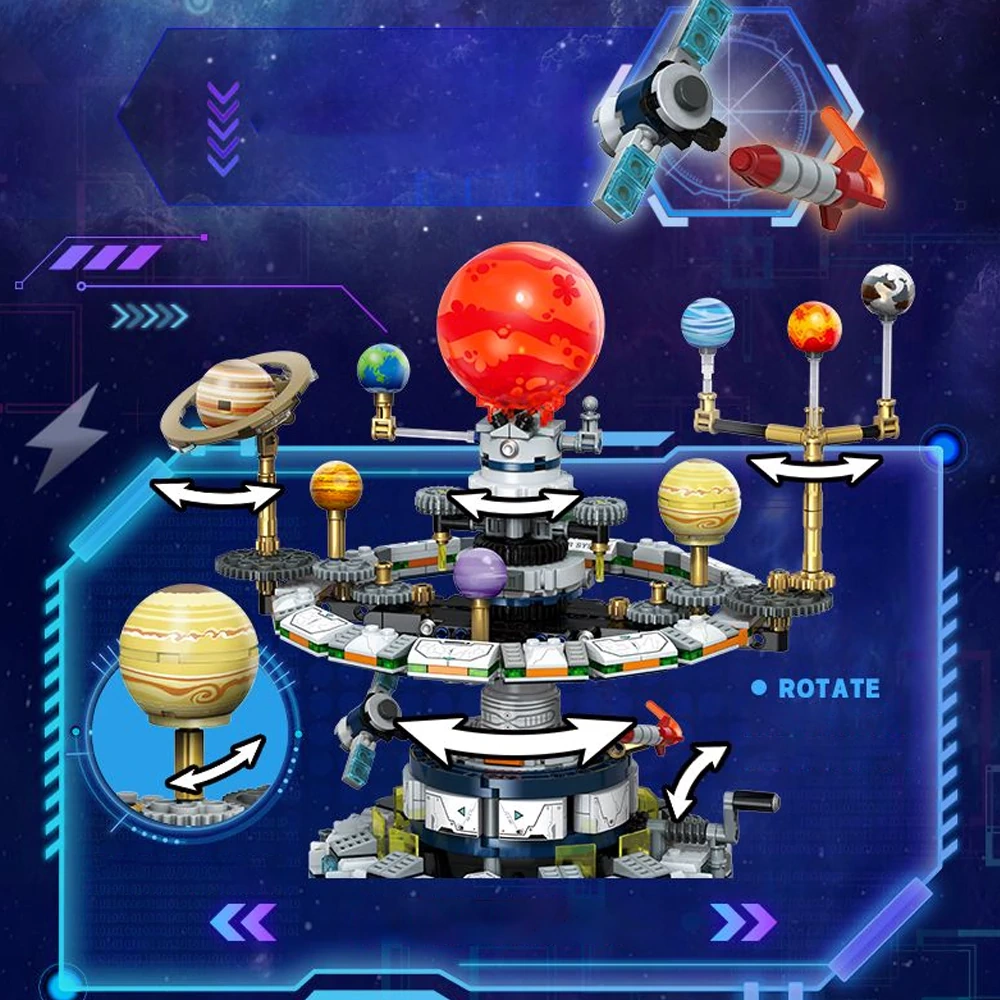 ZHEGAO 915016 Solar System Planetary Instrument Creator Expert