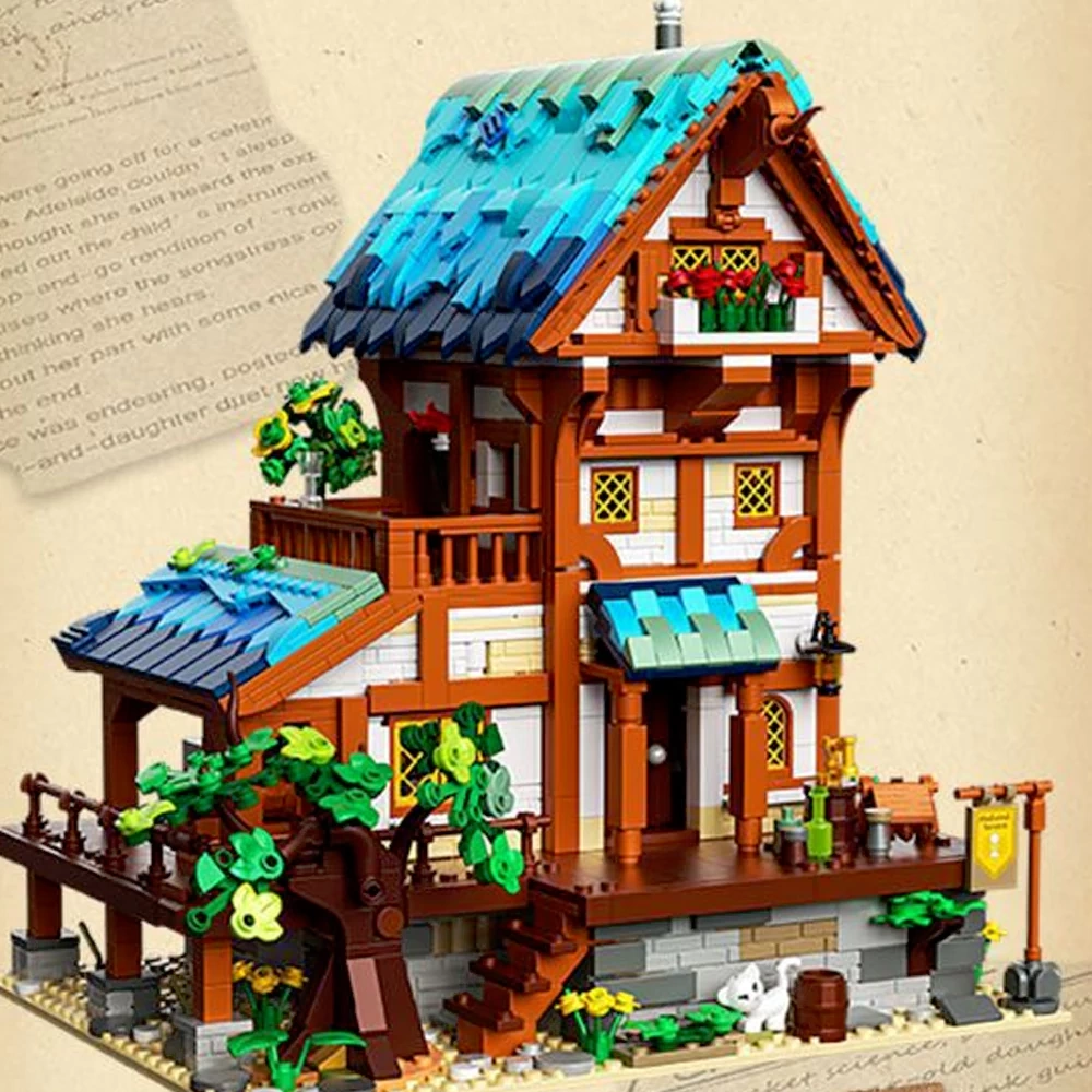 [Mini Micro Bricks] ZHEGAO Medieval Architecture Modular Buildings