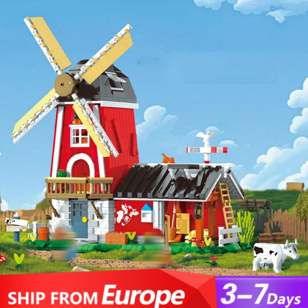 [Pre-sale] Iambrick 40201 Windmill Dairy Workshop Modular Buildings Europe Warehouse Express