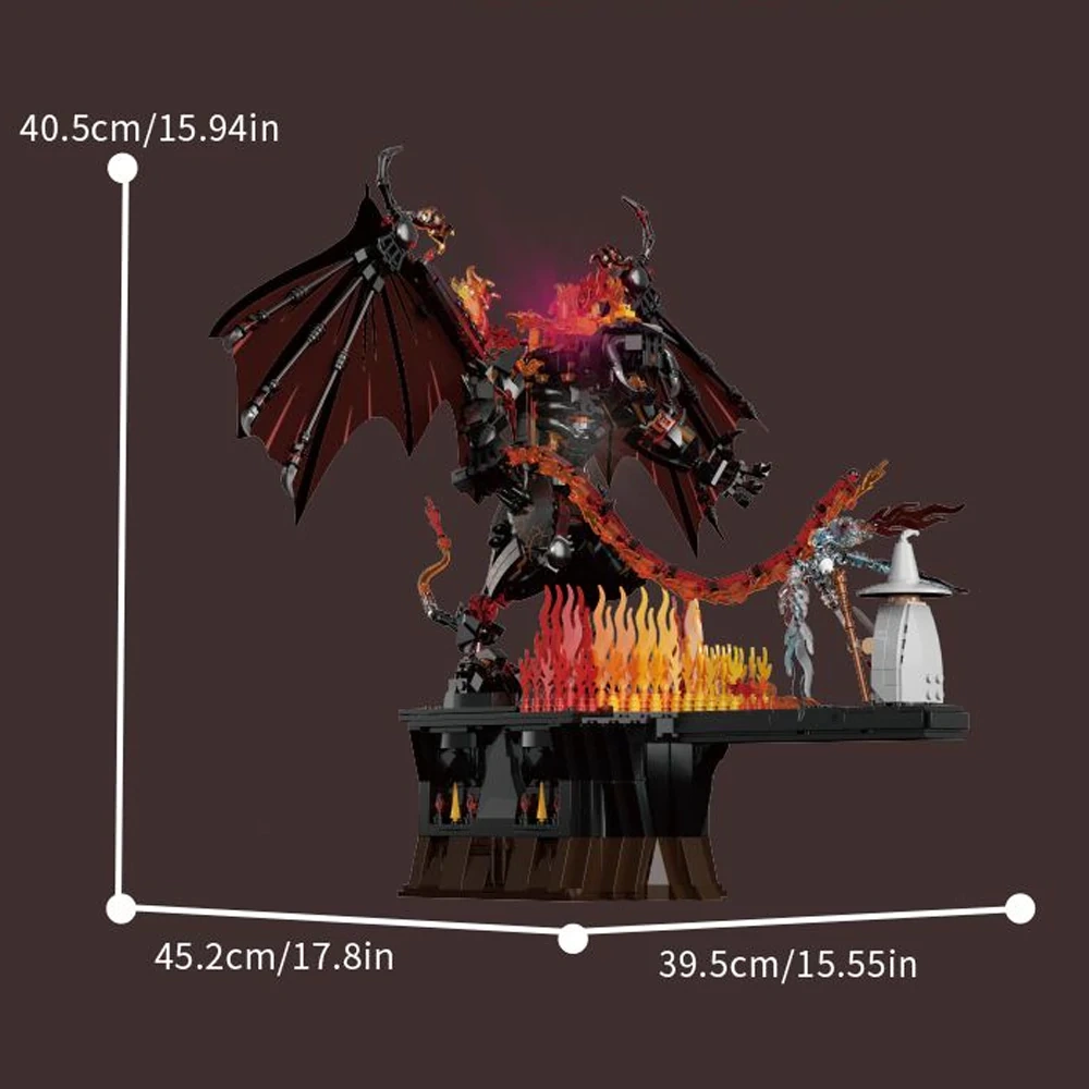 Xbert 66206 FLAME DEMON Monster Dinosaur