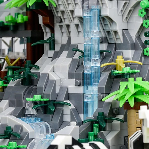 [Mini Micro Bricks] LHCX 823 Zoo Desert Park Modular Buildings