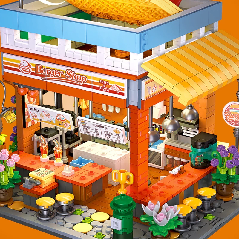 JIESTAR JJ9082 French Fries Burger Shop Modular Buildings