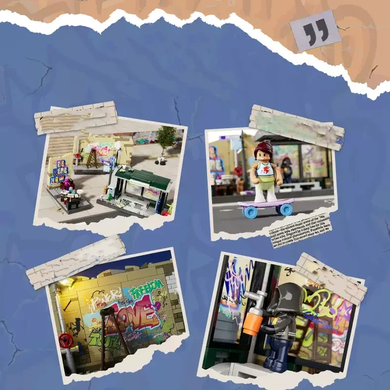 FunWhole F9066 Graffiti Bus Station Modular Buildings Europe Warehouse Express