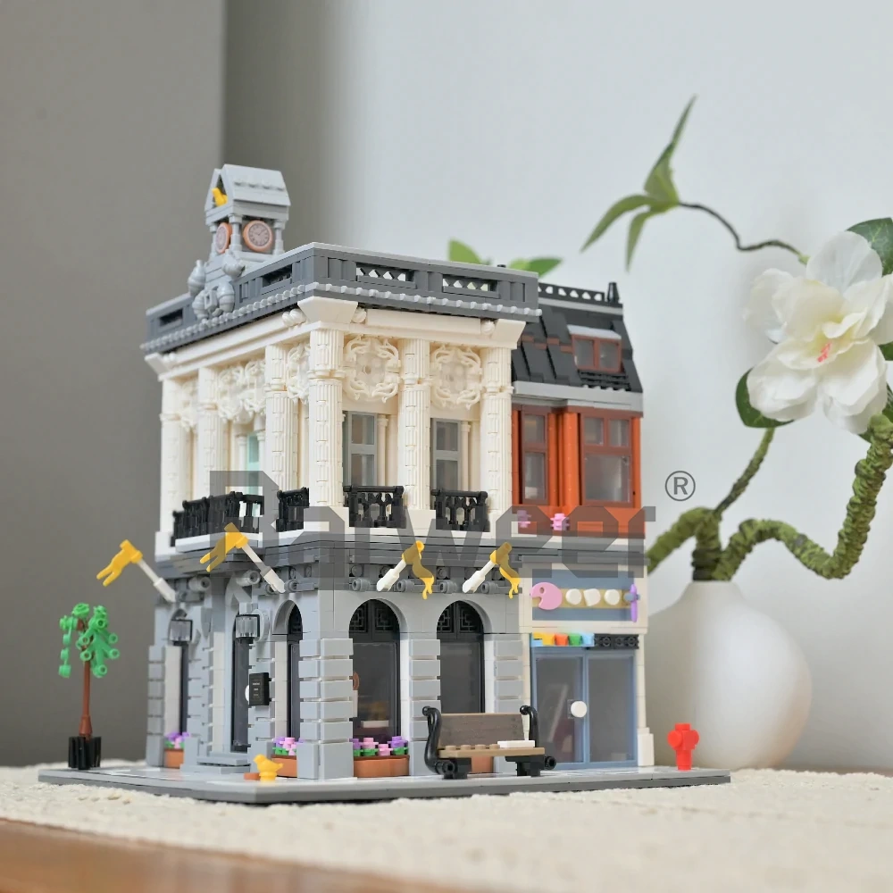 [Mini Micro Bricks] JiQing JQ10004 Bank Modular Buildings