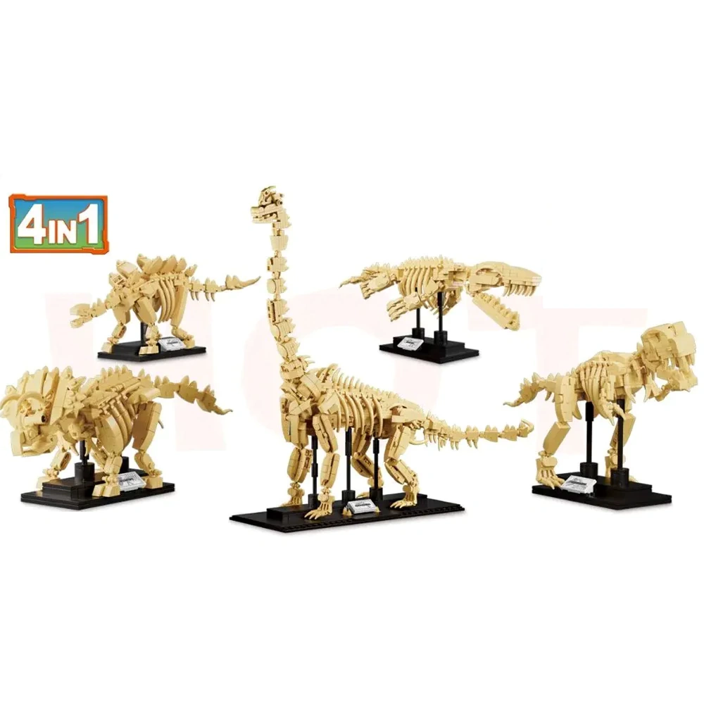 Forange FC3734 4IN1 Dinosaur Skeleton Monster Dinosaur