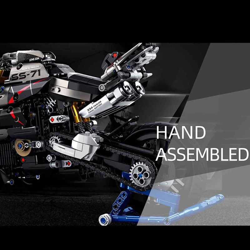 Panlos 672007 Technic 1:6 Suzuki B-King motorcycle Building Blocks 1056±pcs Bricks From China .