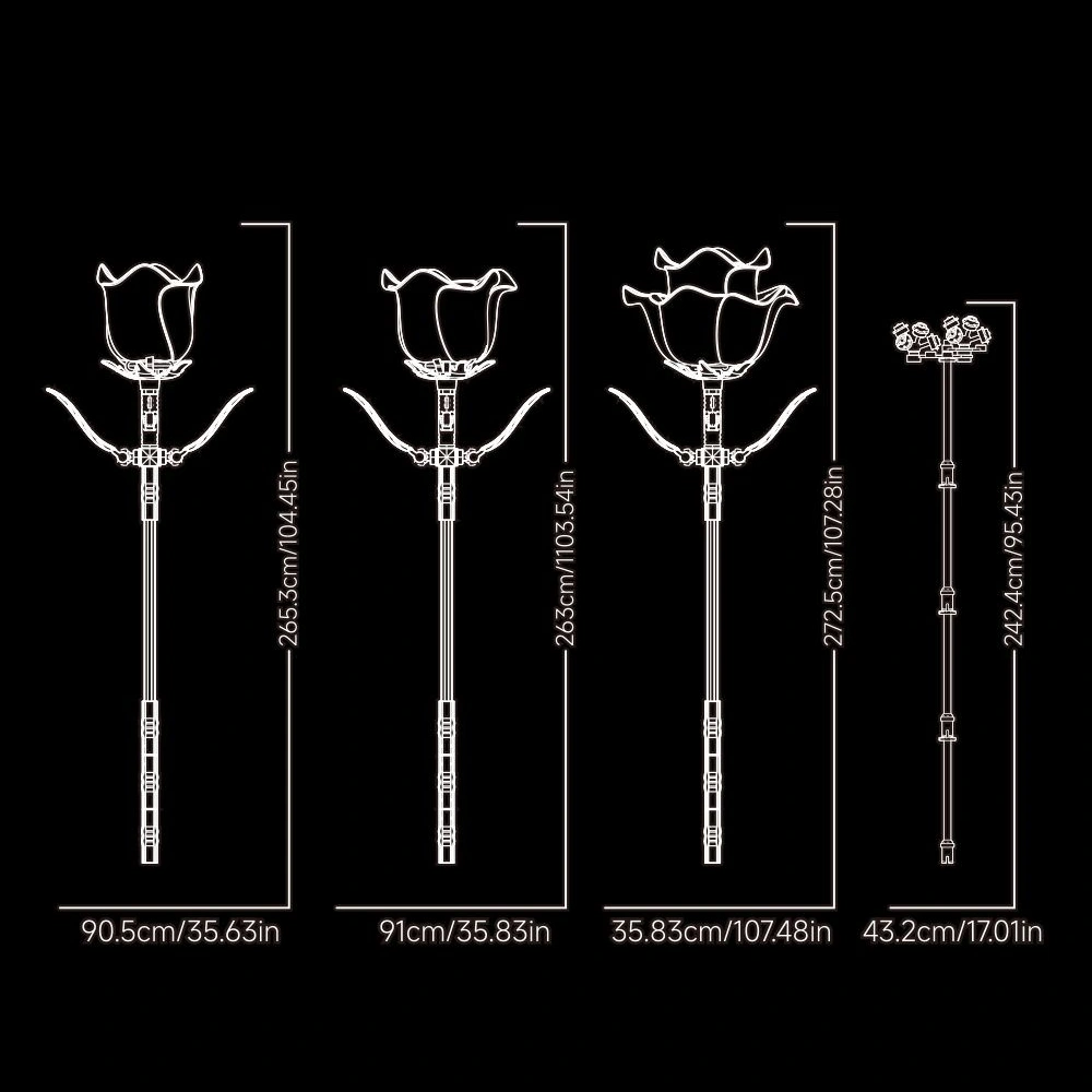 PINLEEN PL6021 BOUQUET OF ROSES Creator Expert
