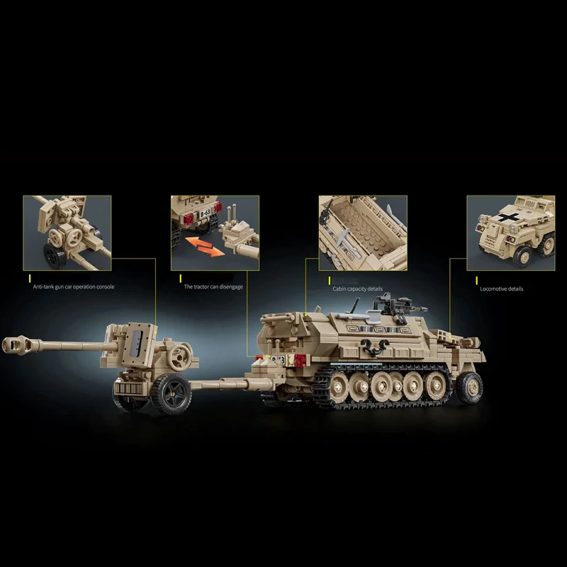 LeYi WWⅡ Car Series Military