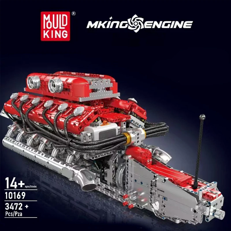 MouldKing 10169 V12 ENGINE Technic