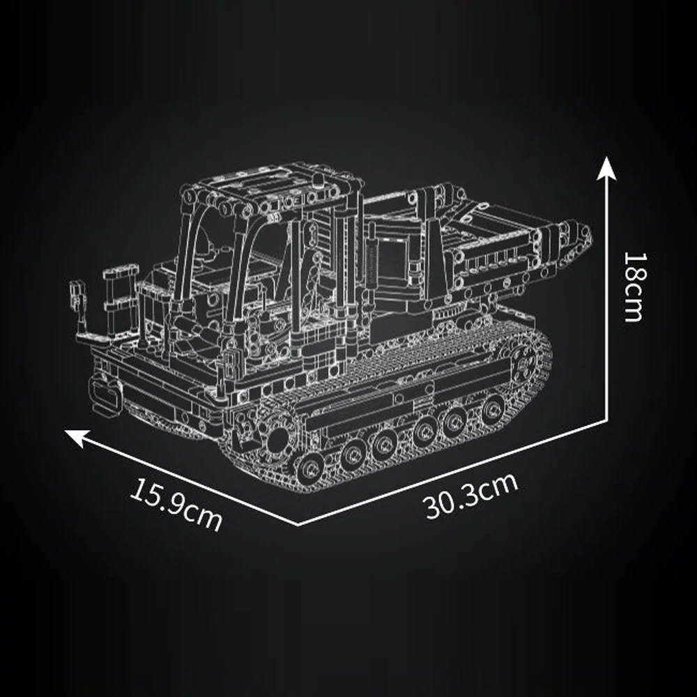 MouldKing 17083 Tracked Dumper Technic