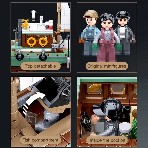 Sluban Fishing Boat Technic