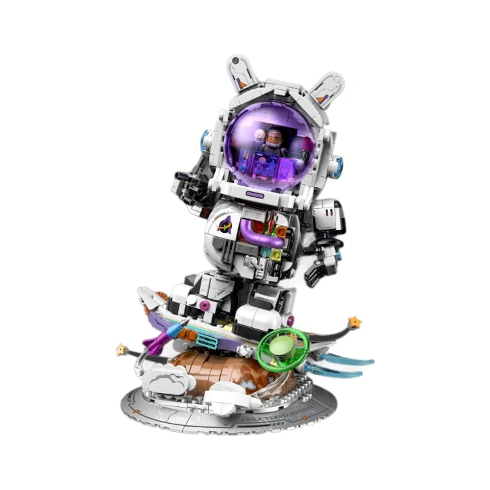 ZHEGAO 915014 Skateboard Astronaut Creator Expert