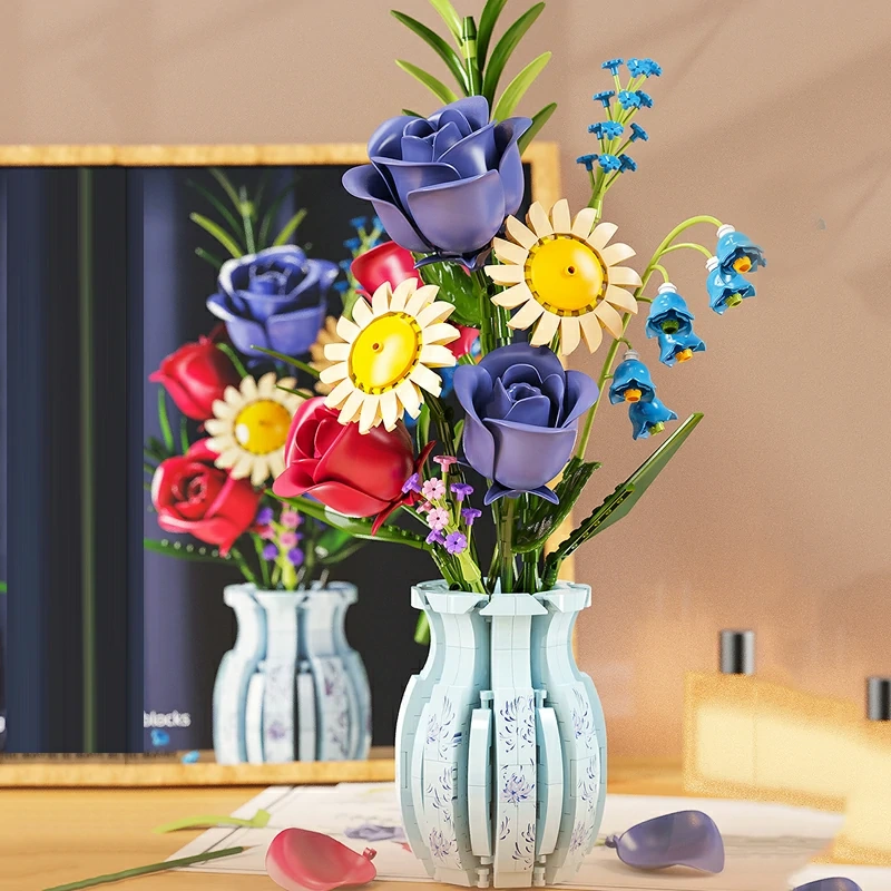 MJI 13067 BUNCH OF FLOWERS Blue-And-White Porcelain Creator Expert