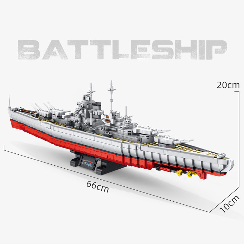 Panlos 637004  Military Admiral-Class Ironclad Building Blocks 1602±pcs Bricks from China.