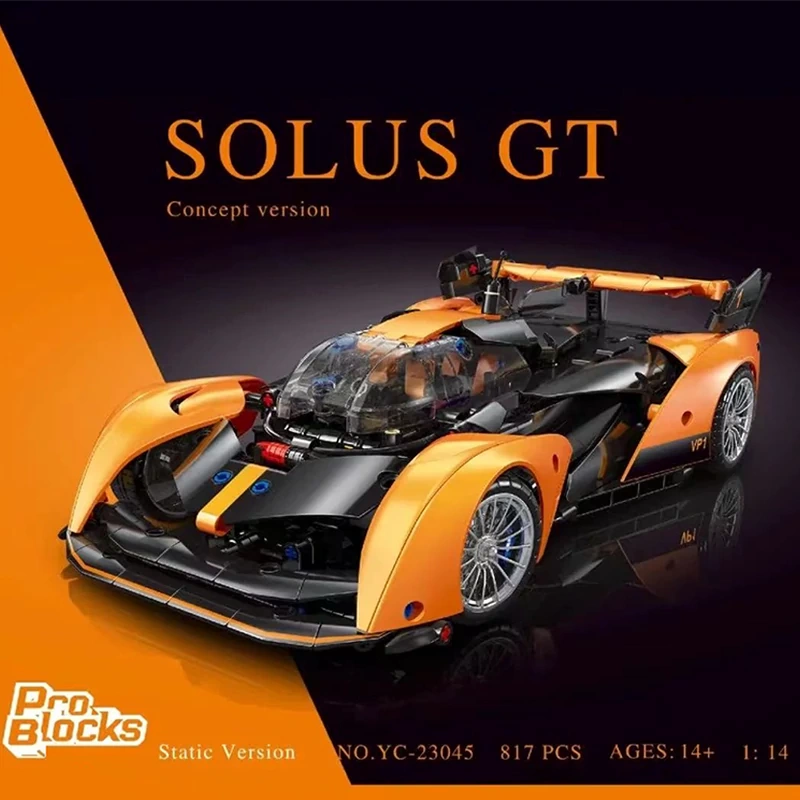 Pro Blocks YC-23045 McLaren Solus GT 1:14 Technic