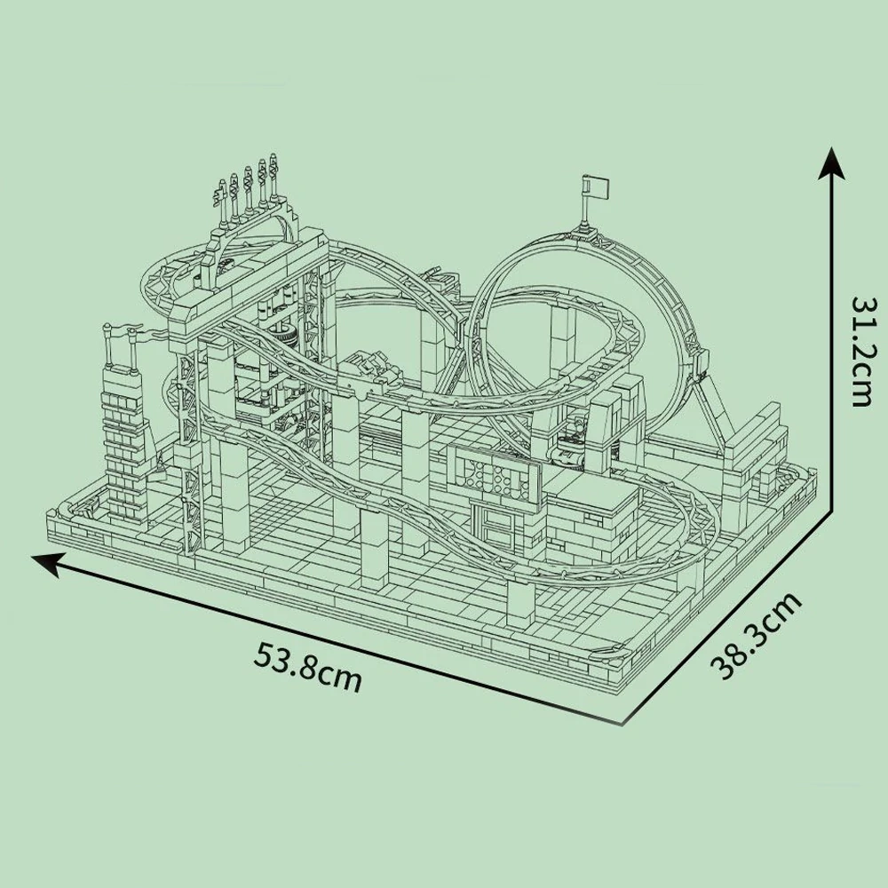 MouldKing 11020 Whirlwind Coaster Creator Expert