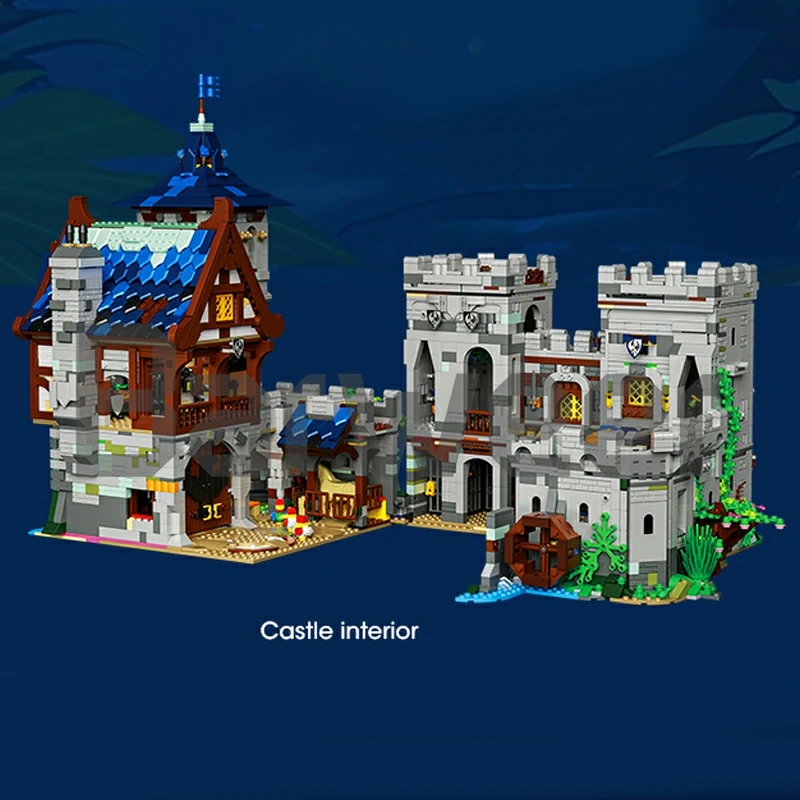 [Pre-sale] BAKA 33924 Medieval Jungle Castle Modular Buildings