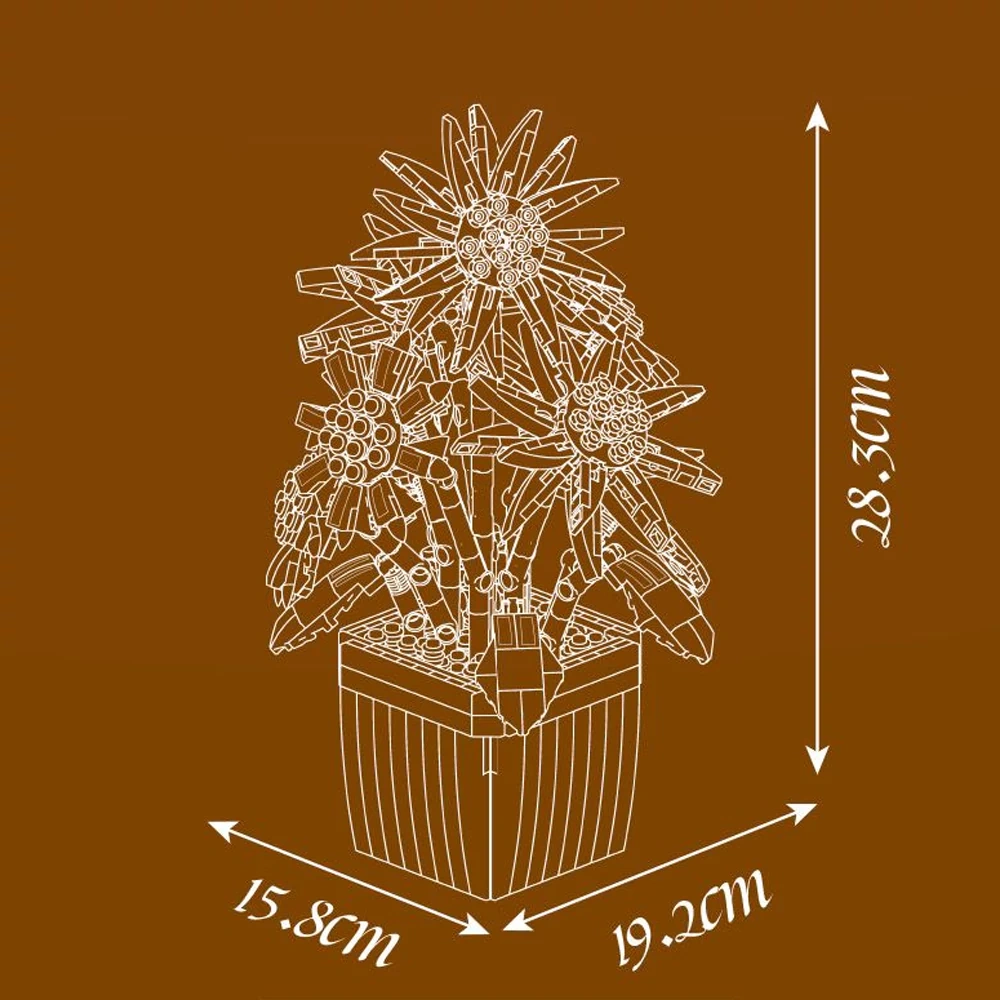 MouldKing 24111 Sunflower Creator Expert
