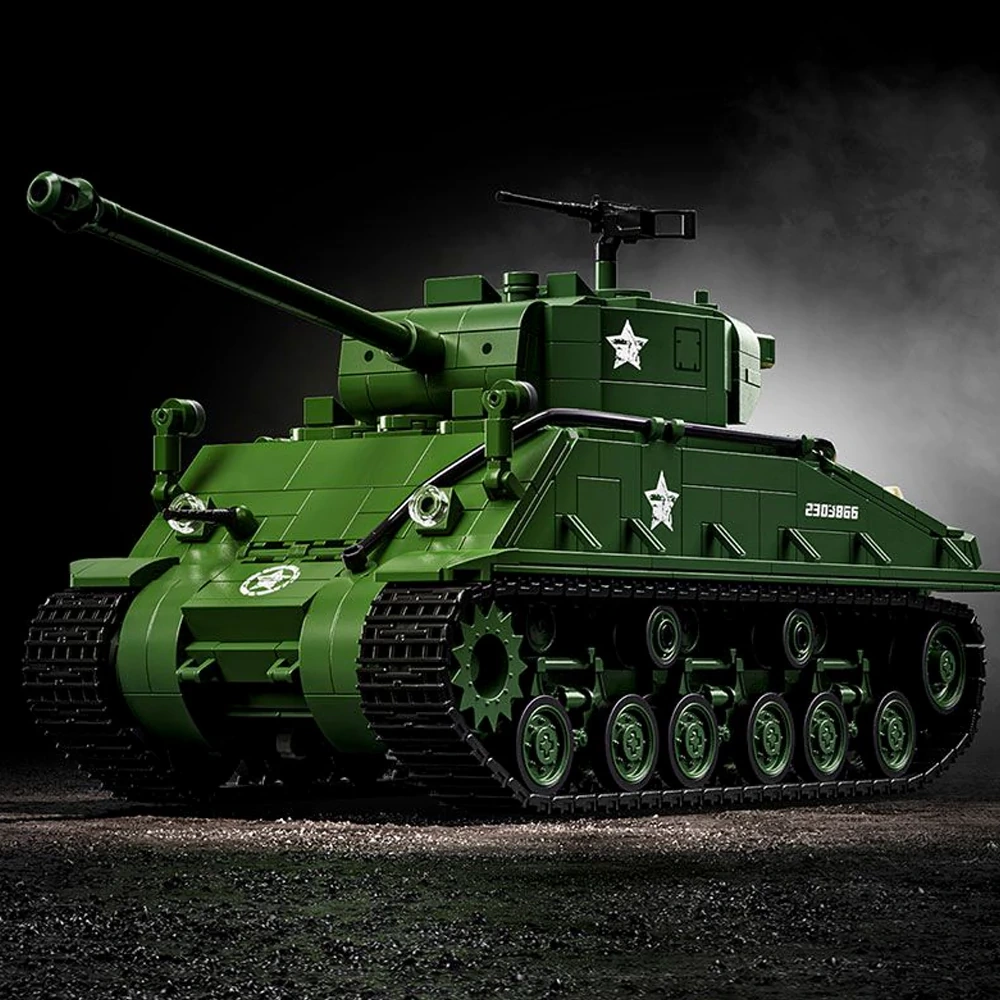 12GO 97010 M4 Sherman Medium Tank Military