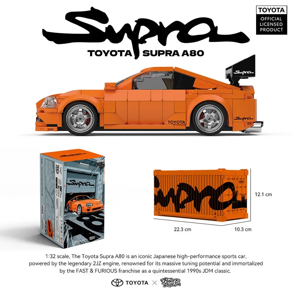 [PRE-SALE] PowerBlock TOYOTA Licensed 1:32 Supra A80 Car Technic