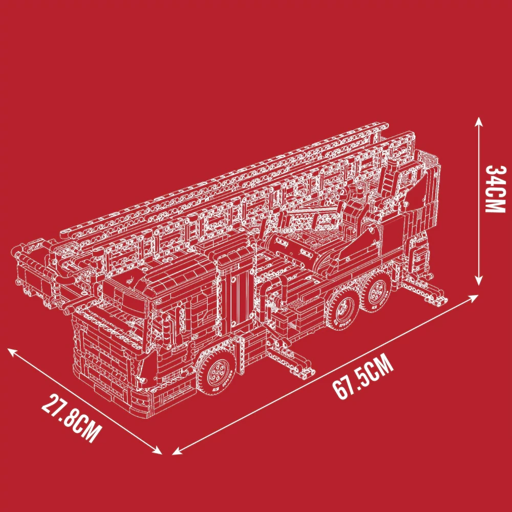 MouldKing 17022S Fire Engine Technic