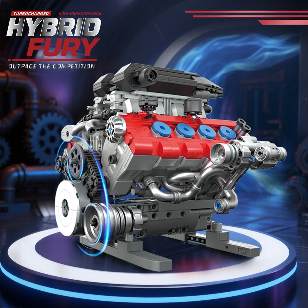 FreeTribe 36302 Ferrari SF90 Engine Technic