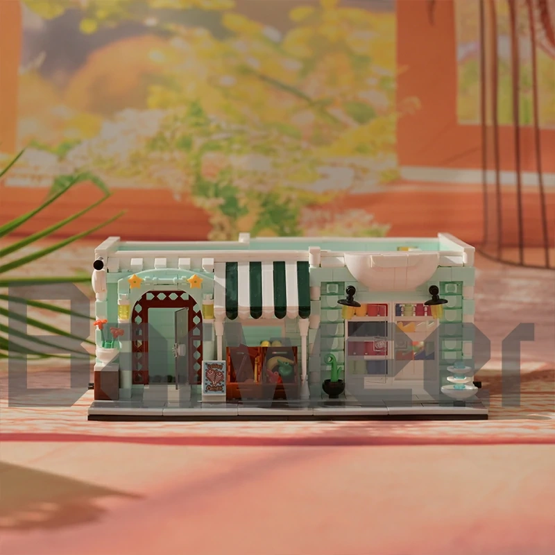 [Mini Micro Bricks] JiQing JQ10003 Grocery Store Modular Buildings