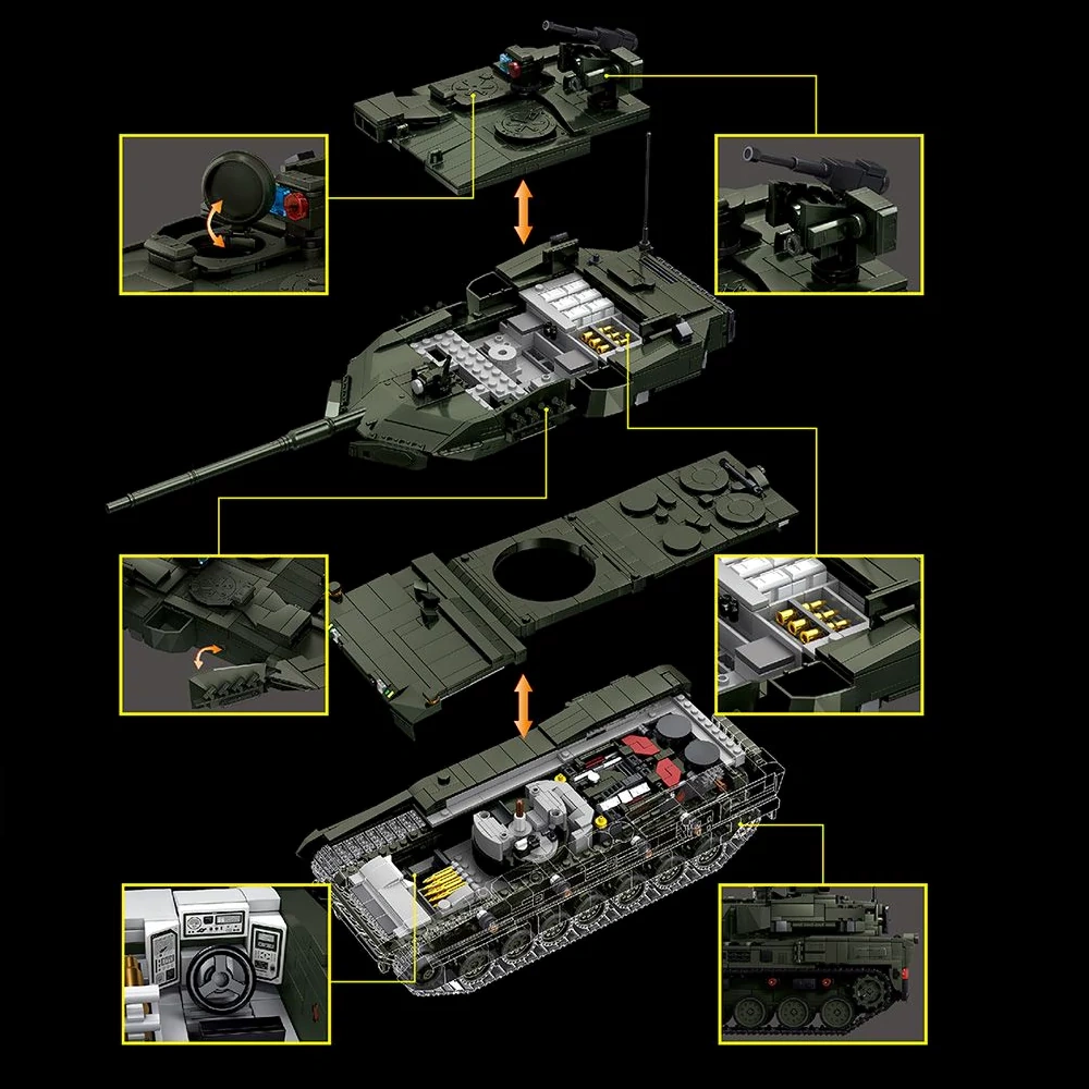 12GO 96012 LEOPARD 2A8 Tank Military