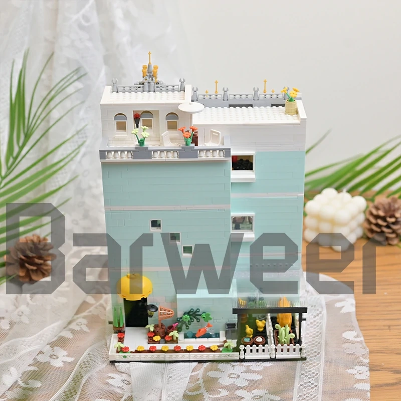[Mini Micro Bricks] JiQing JQ10003 Grocery Store Modular Buildings