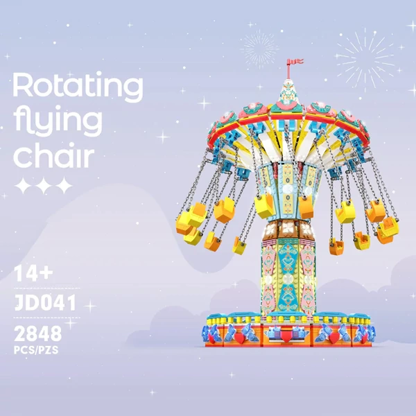 [Pre-sale] [With Motor] CBOX JD041 Rotating Flying Chair Creator Expert