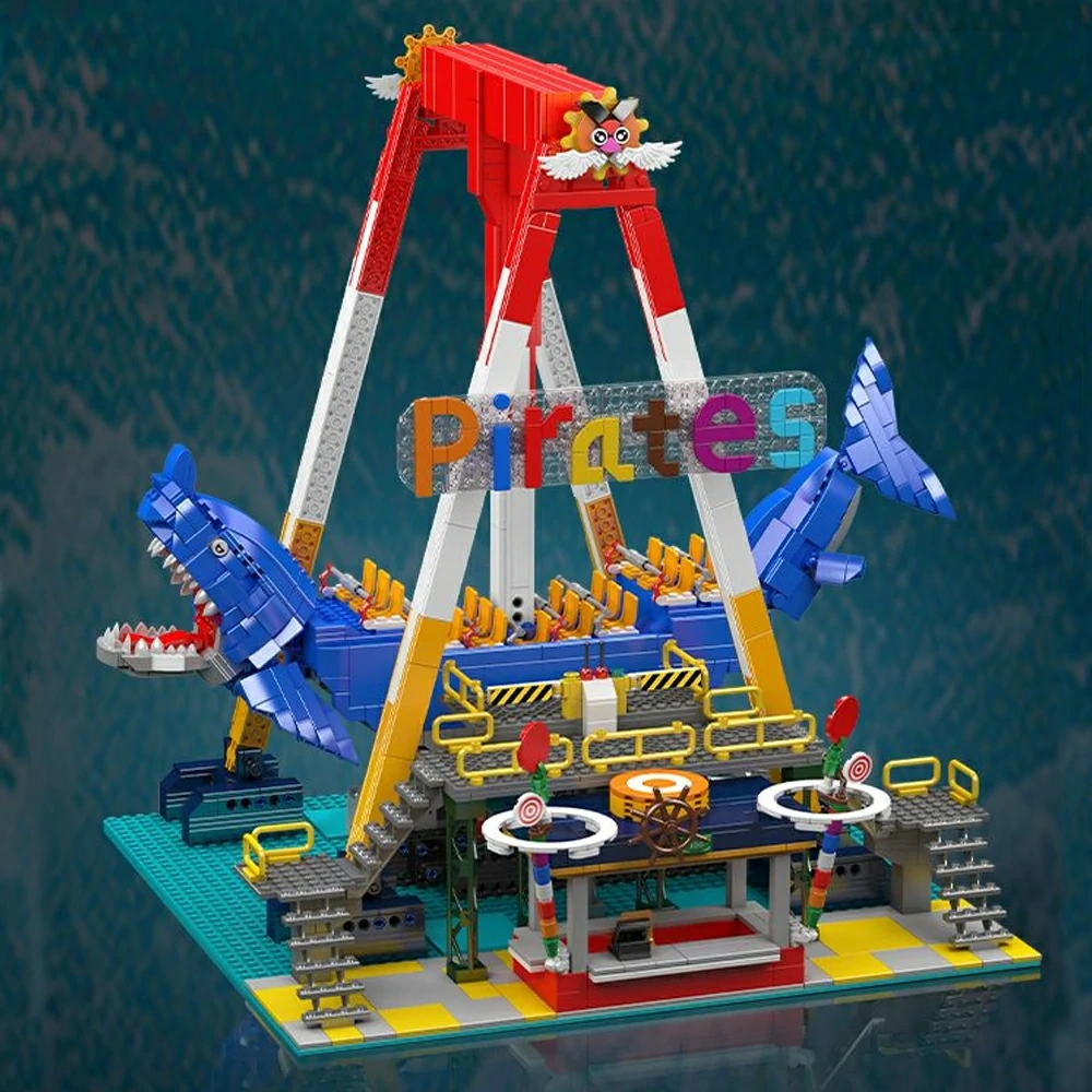 MouldKing 11017 Dragon Shark Pirate Ship Creator Expert