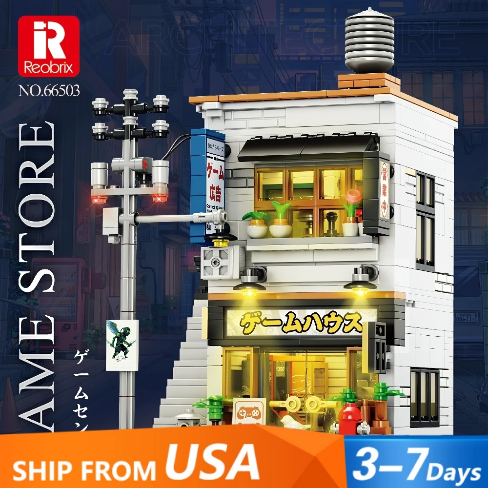 [Pre-sale] Reobrix 66503 GAME STORE Modular Buildings US Warehouse Express